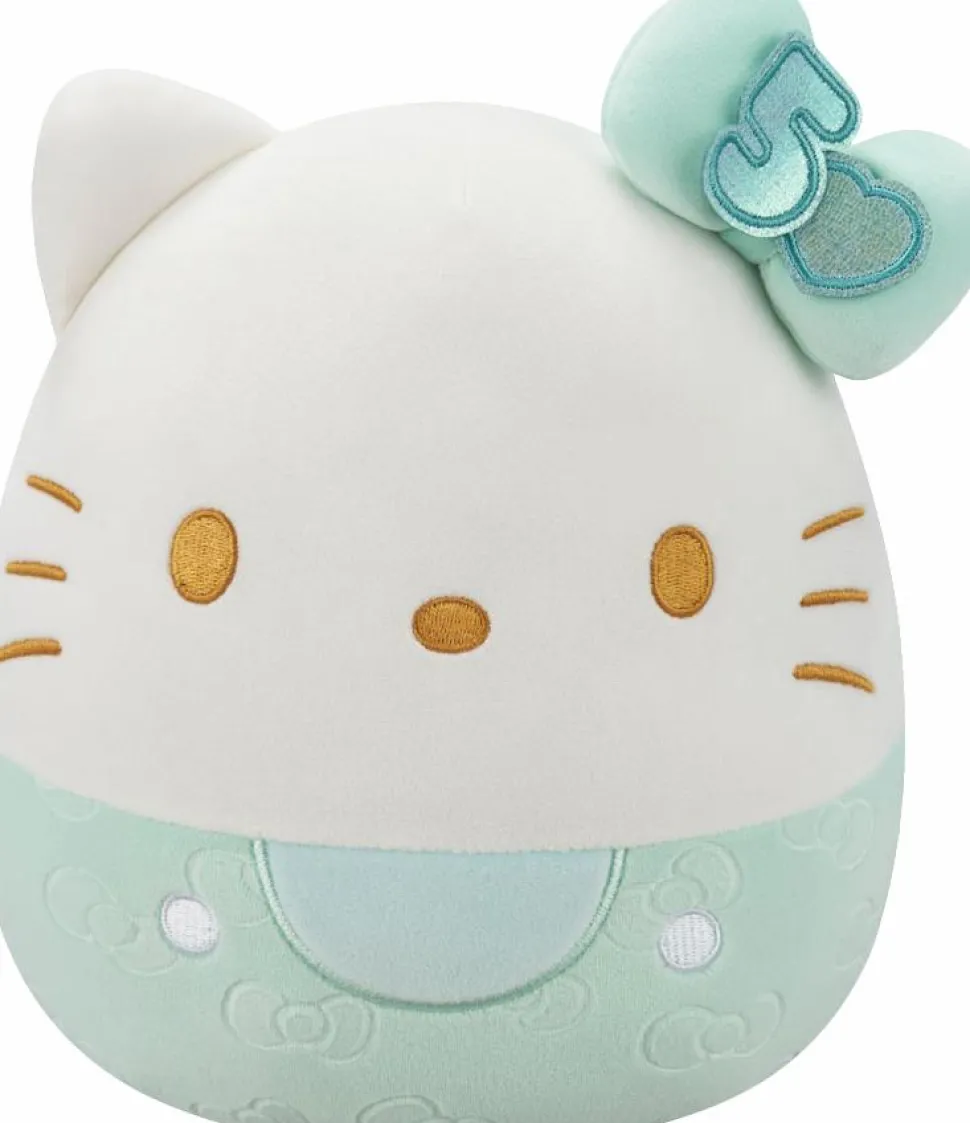 Hello Kitty - Hello Kitty with Green Bow 50th Anniversary Squishmallows 8" Plush