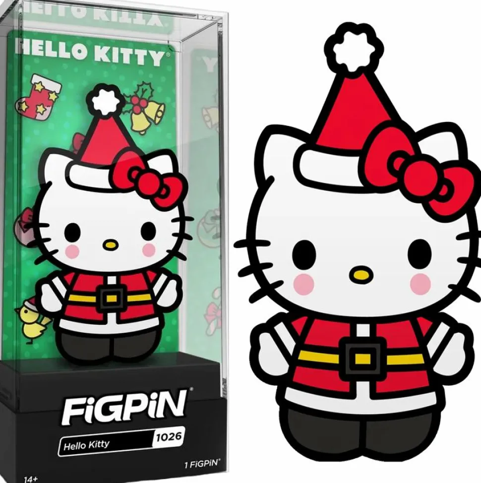 Hello Kitty - Hello Kitty in Santa Outfit FigPin Enamel Pin