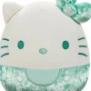 Hello Kitty - Hello Kitty with Green Velvet Bow 50th Anniversary Squishmallows 8" Plush