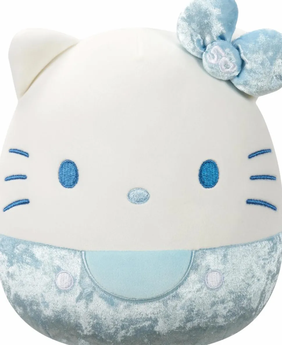 Hello Kitty - Hello Kitty with Blue Velvet Bow 50th Anniversary Squishmallows 8" Plush