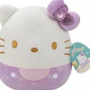 Hello Kitty - Hello Kitty with Purple Bow 50th Anniversary Squishmallows 8" Plush