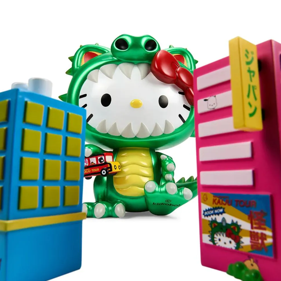Hello Kitty - Hello Kitty Kaiju Cosplay Metallic Green Edition 8" Vinyl Figure