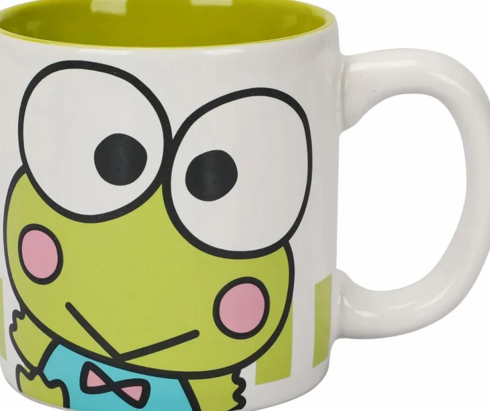 Hello Kitty - Keroppi Striped Ceramic Mug