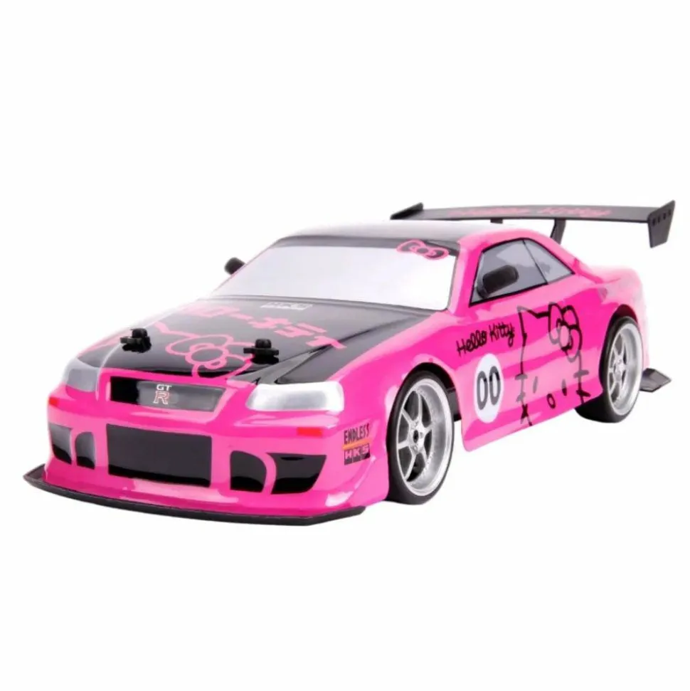 Hello Kitty - Nissan Skyline GT-R (BNR34) Elite 1/10th Scale R/C Remote Control Vehicle Replica