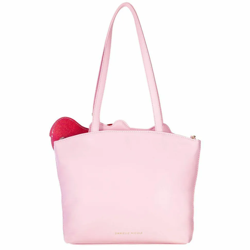 Hello Kitty - Pink Quilted 11” Faux Leather Shoulder Bag