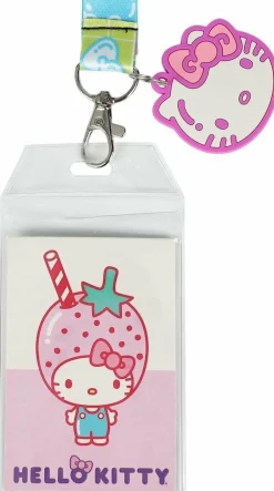 Hello Kitty - Strawberry Milk Lanyard