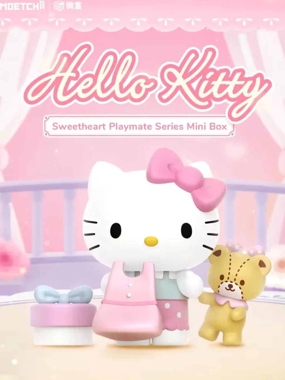 Hello Kitty - Sweetheart Playmate Mini Box Pro Blind Box (Single Unit)