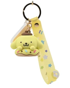 Hello Kitty and Friends - Pompompurin Donut Series Boxed Keychain with Hand Strap