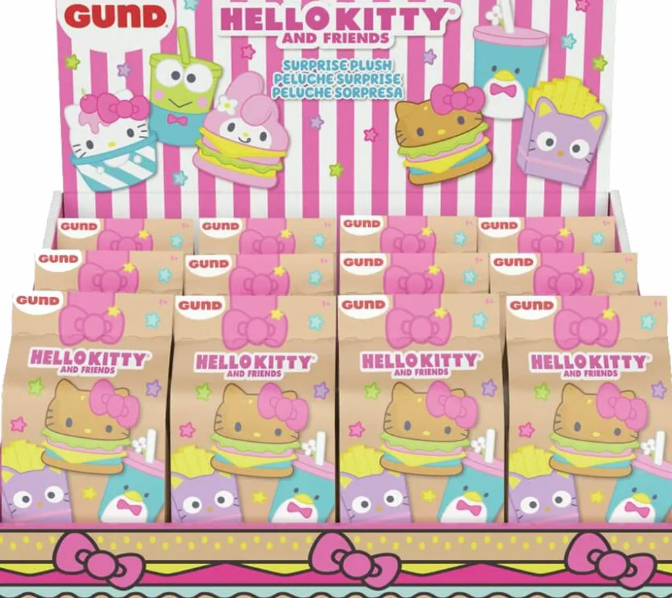 Hello Kitty and Friends - Fast Food Surprise Plush Blind Bag Plush (Display of 12)