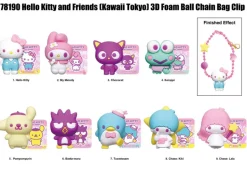 Hello Kitty and Friends - Kawaii Tokyo Series 3D Figural Bag Clip Blind Box (Single Unit)