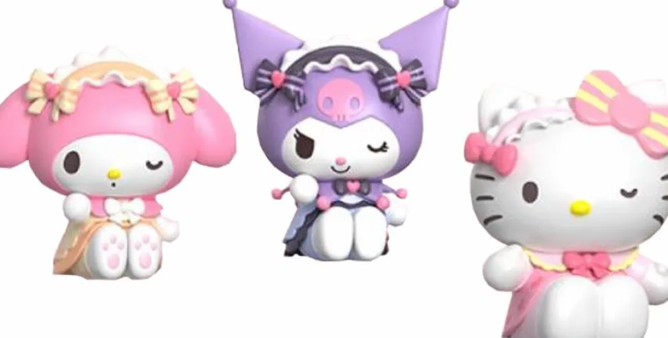 Hello Kitty and Friends - Sanrio Characters Sweet Lace Girl Series Moetch Bean Blind Bag Vinyl Figure (Display of 18)