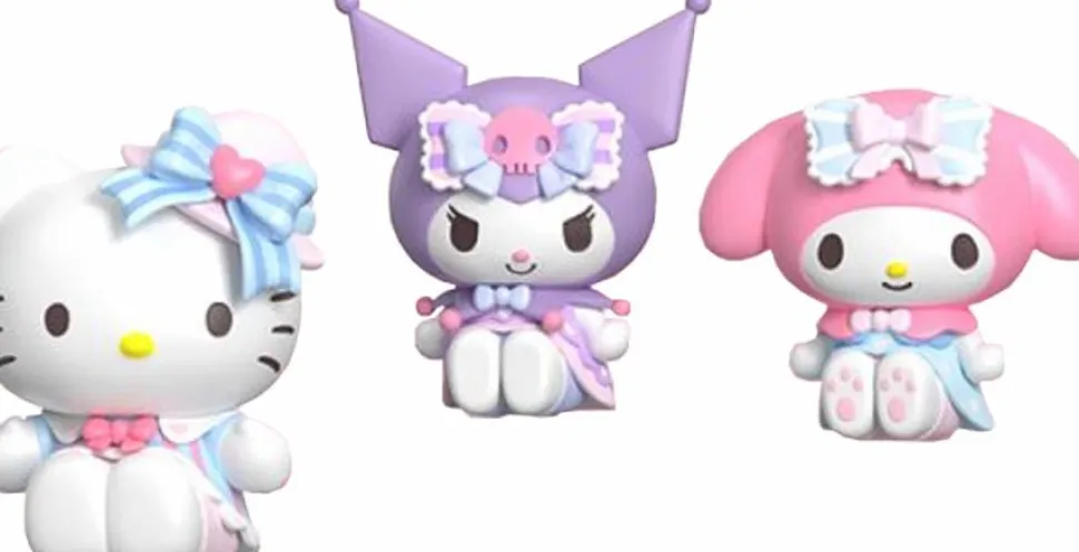 Hello Kitty and Friends - Sanrio Characters Sweet Lace Girl Series Moetch Bean Blind Bag Vinyl Figure (Display of 18)