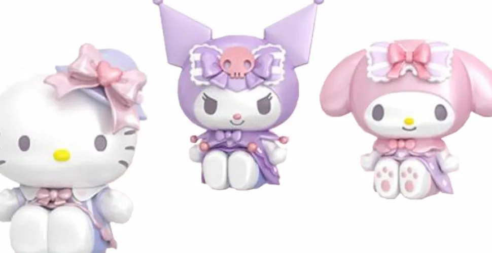 Hello Kitty and Friends - Sanrio Characters Sweet Lace Girl Series Moetch Bean Blind Bag Vinyl Figure (Display of 18)