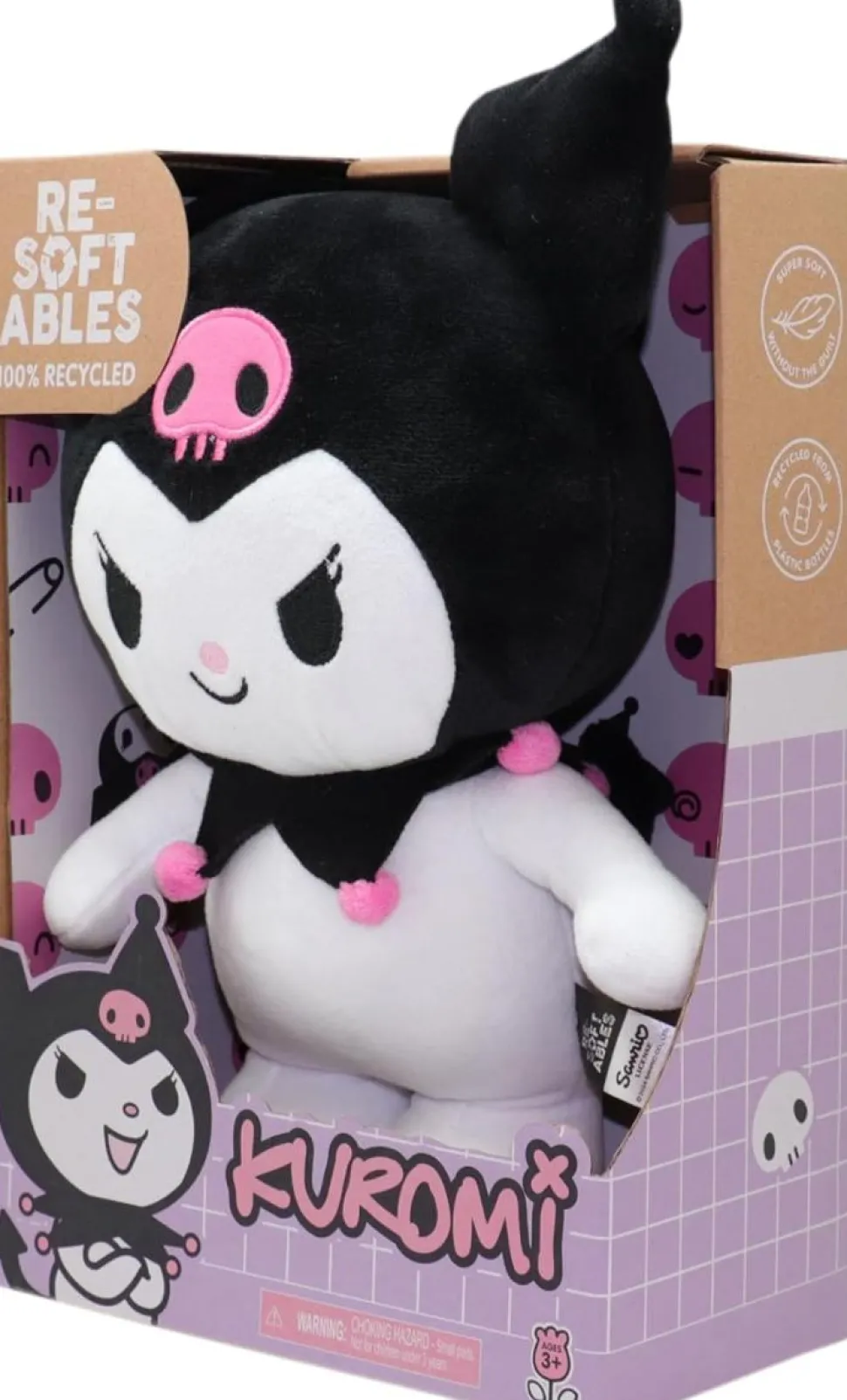 Hello Kitty and Friends - Kuromi Resoftables 10" Plush