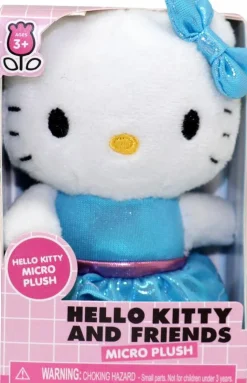 Hello Kitty and Friends - Hello Kitty in Blue Dress Micro 3" Plush