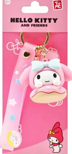 Hello Kitty and Friends - My Melody Donut Series Keychain with Hand Strap
