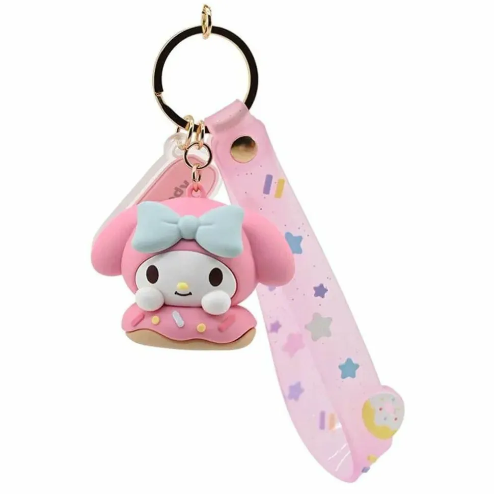 Hello Kitty and Friends - My Melody Donut Series Keychain with Hand Strap