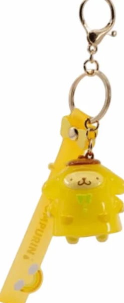 Hello Kitty and Friends - Pompompurin Raincoat Series Boxed Keychain with Hand Strap