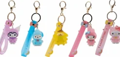 Hello Kitty and Friends - Kuromi Raincoat Series Boxed Keychain with Hand Strap