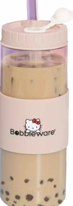Hello Kitty and Friends - Hello Kitty (Rose) Bobbleware 700ml Borosilicate Glass Reusable Tumbler