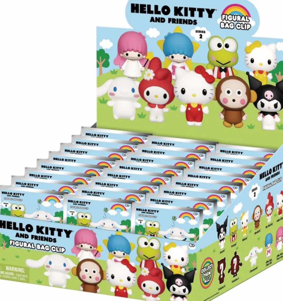 Hello Kitty and Friends - Series 02 3D Figural Foam Bag Clip Blind Bag (Display of 24)
