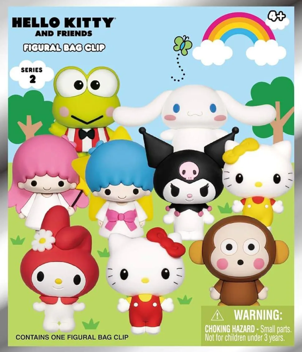 Hello Kitty and Friends - Series 02 3D Figural Foam Bag Clip Blind Bag (Display of 24)