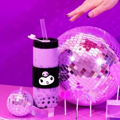 Hello Kitty and Friends - Kuromi Bobbleware 700ml Borosilicate Glass Reusable Tumbler