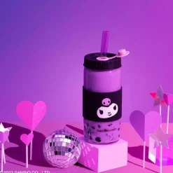 Hello Kitty and Friends - Kuromi Bobbleware 700ml Borosilicate Glass Reusable Tumbler