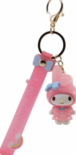 Hello Kitty and Friends - My Melody Raincoat Series Boxed Keychain with Hand Strap
