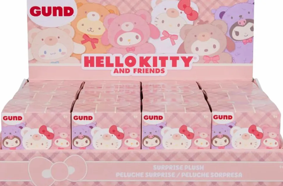 Hello Kitty and Friends - Surprise Cafe Latte Series Blind Box Plush (Display of 12)