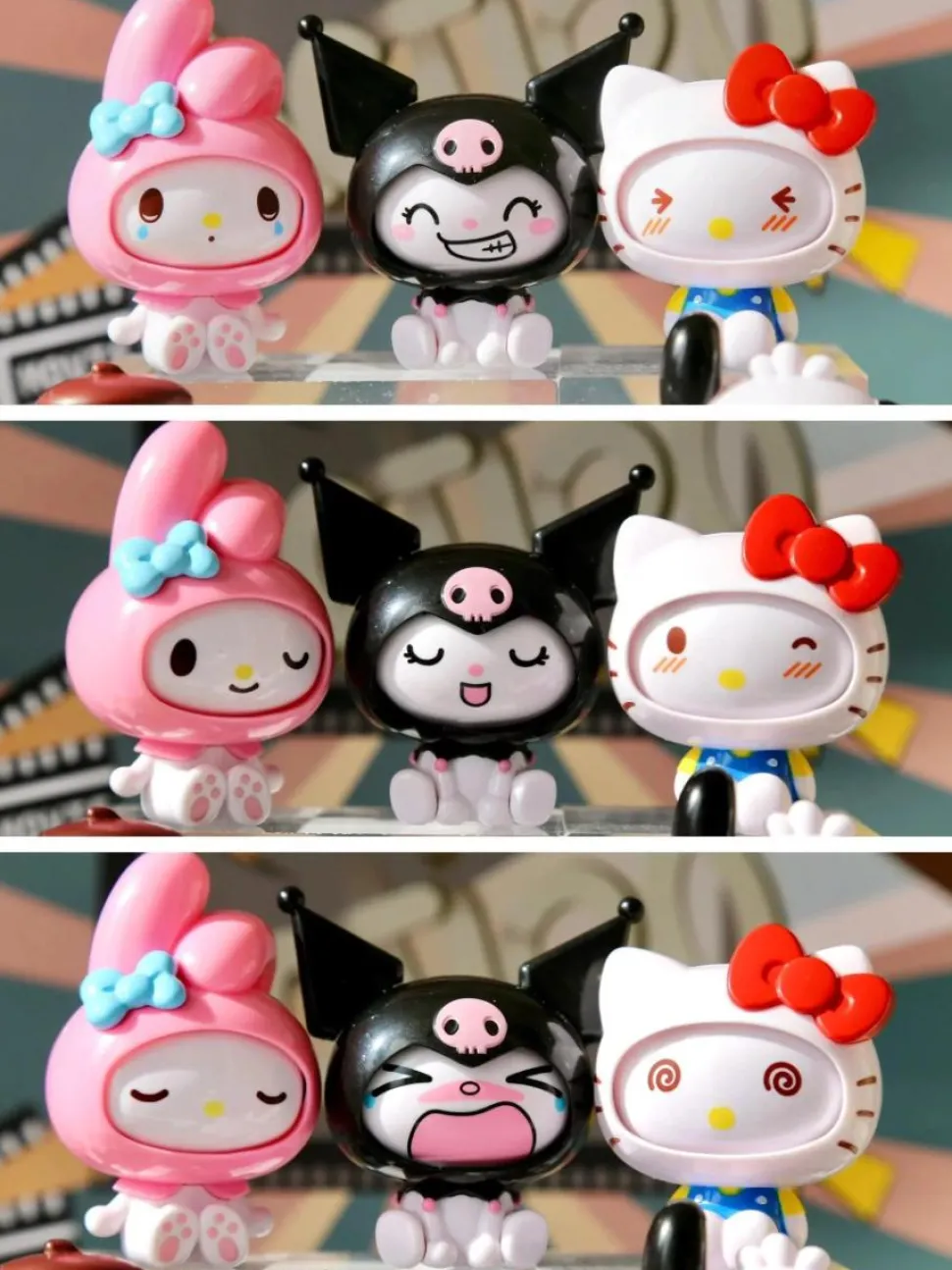 Hello Kitty and Friends - Sanrio Characters Face Off Figures Blind Box Vinyl Figure (Display of 6)