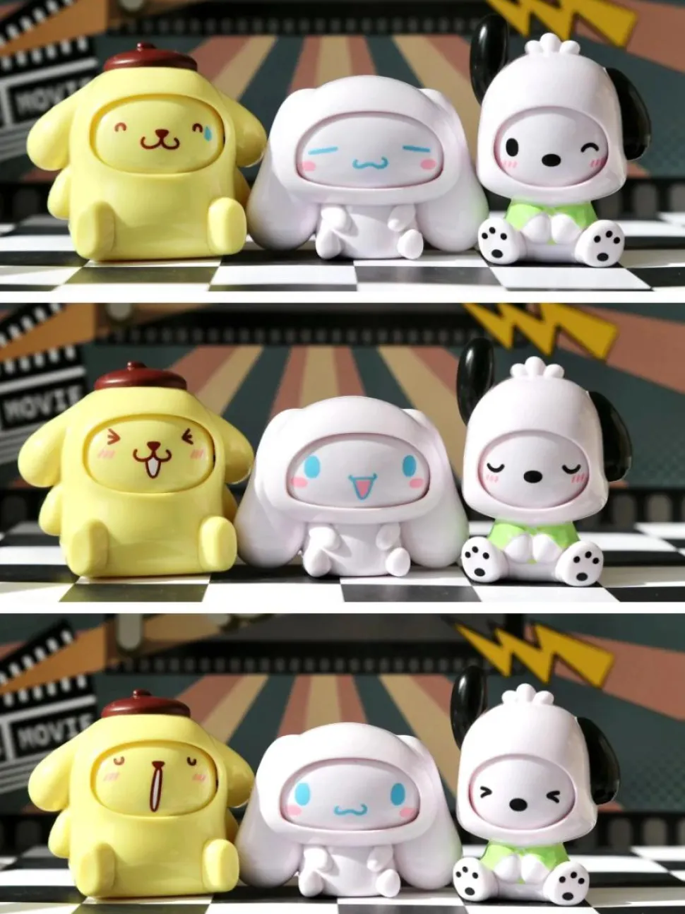 Hello Kitty and Friends - Sanrio Characters Face Off Figures Blind Box Vinyl Figure (Display of 6)