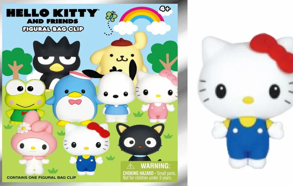 Hello Kitty and Friends - Series 01 3D Figural Foam Bag Clip Blind Bag (Single Unit)