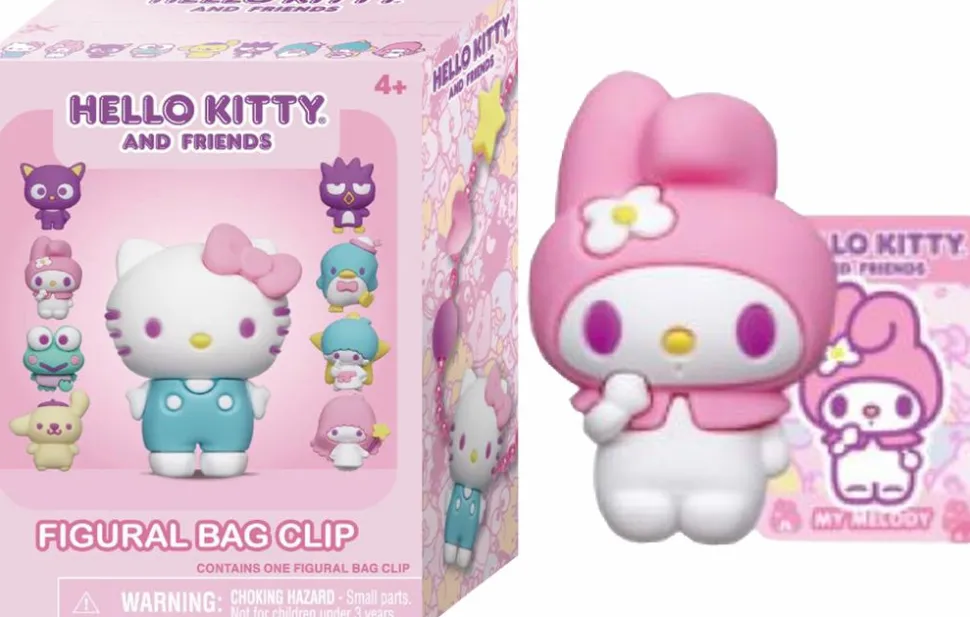 Hello Kitty and Friends - Kawaii Tokyo Series 3D Figural Bag Clip Blind Box (Display of 24)