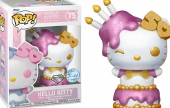 Hello Kitty: 50th Anniversary - Hello Kitty (In Cake) Diamond Glitter Pop! Vinyl Figure