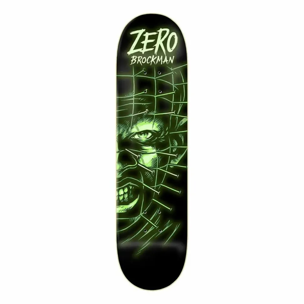 Hellraiser - Hellraiser x Zero Fright Night James Brockman Glow in the Dark 8.25" Skateboard Deck (Deck Only)