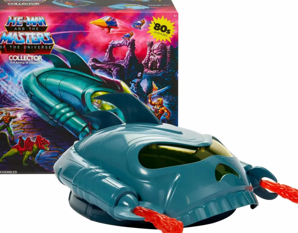He-Man and the Masters of the Universe (1983) - Evil Airship of Skeletor Cartoon Collection Origins 5.5" Scale Action Figure Vehicle