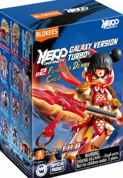 Hero Infinity - Galaxy Version Turbo 02 Fearless Demon Child Blind Box Articulated Model Kit (Single Unit)