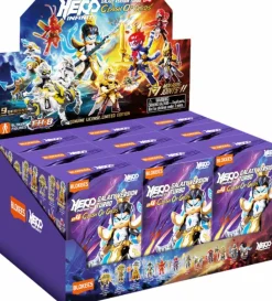 Hero Infinity - Galaxy Version Turbo 04 Clash of Gods Blind Box Articulated Model Kit (Display of 9)