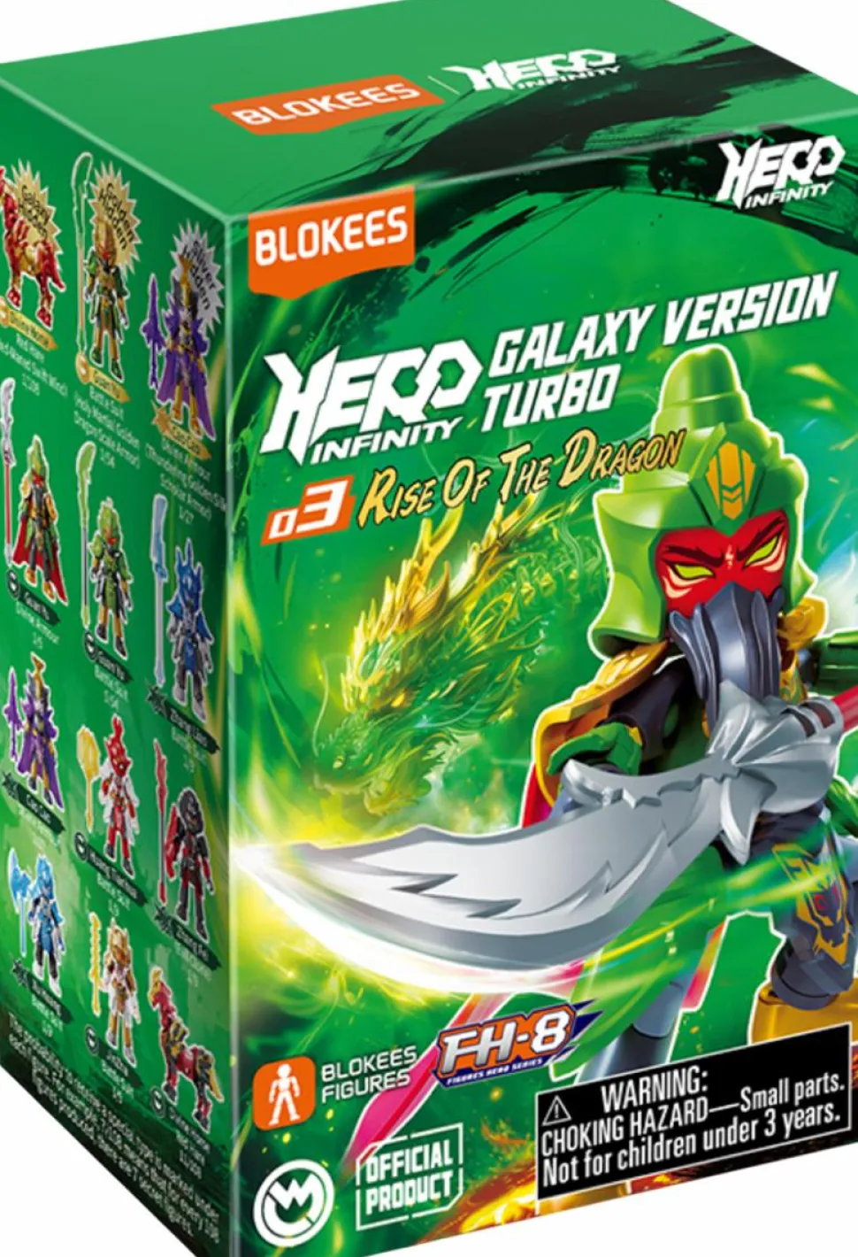Hero Infinity - Galaxy Version Turbo 03 Rise of the Dragon Blind Box Articulated Model Kit (Single Unit)