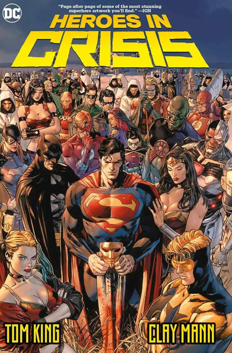 Heroes in Crisis by Tom King Hardcover Book