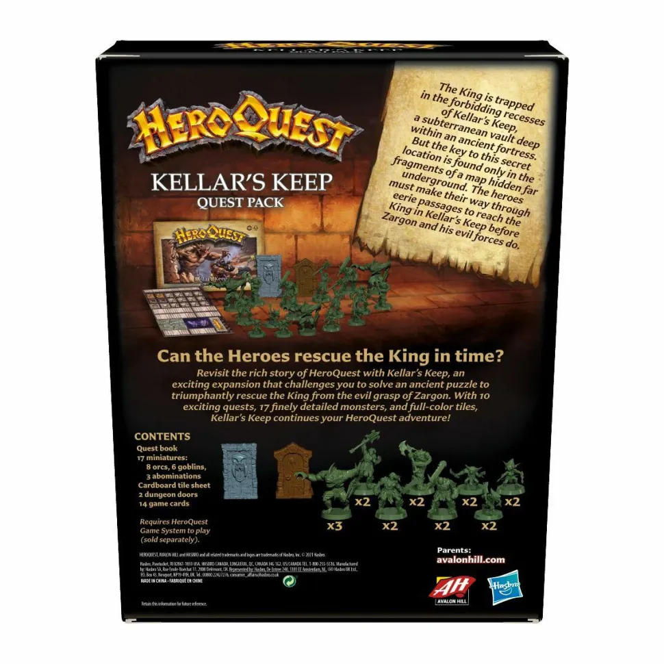 HeroQuest - Kellar’s Keep Quest Board Game Expansion Pack
