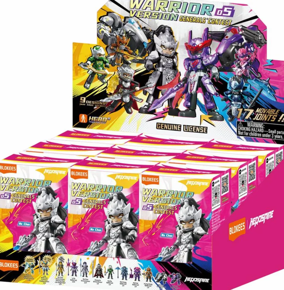 Herospire - Warrior Version 05 Generals' Contest Blind Box Articulated Model Kit (Display of 9)
