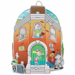 Hey Arnold - Sunset Arms Boarding House 12" Faux Leather Mini Backpack