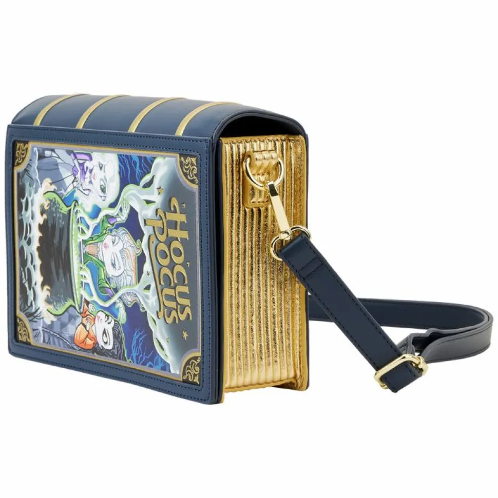 Hocus Pocus - Book Glow in the Dark 6" Faux Leather Crossbody Bag