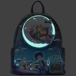 Hocus Pocus - Poster Glow in the Dark 10" Faux Leather Mini Backpack
