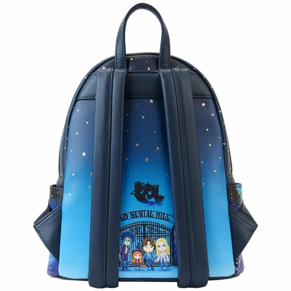 Hocus Pocus - Poster Glow in the Dark 10" Faux Leather Mini Backpack