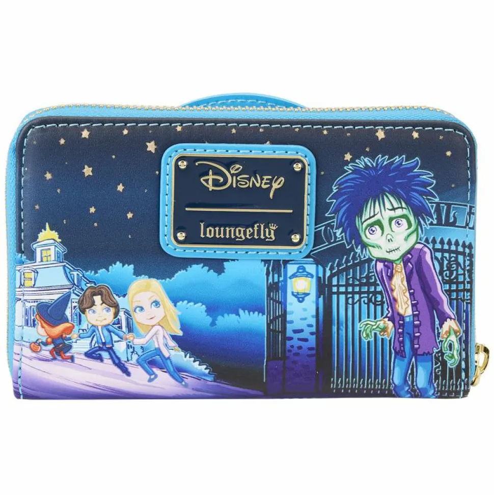 Hocus Pocus - Poster Glow in the Dark 4" Faux Leather Zip-Around Wallet