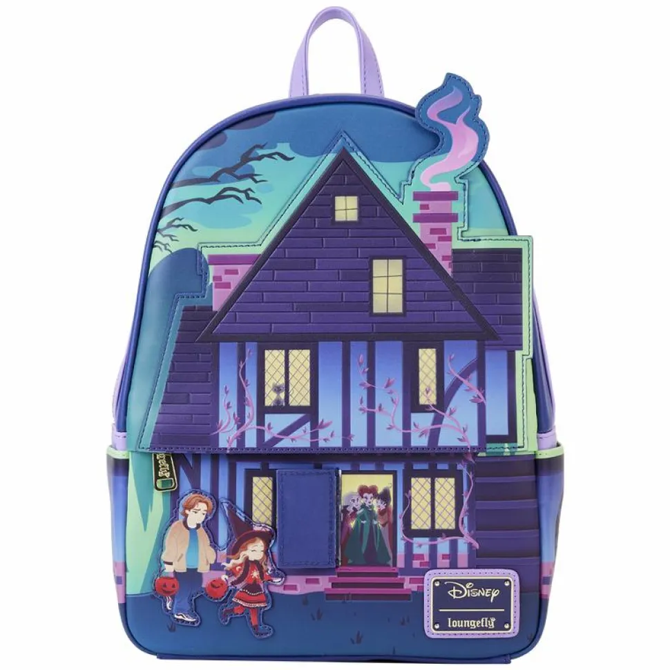 Hocus Pocus - Sanderson Sisters House Glow in the Dark 12" Faux Leather Mini Backpack