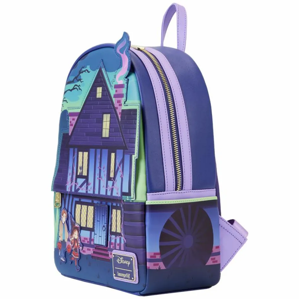 Hocus Pocus - Sanderson Sisters House Glow in the Dark 12" Faux Leather Mini Backpack